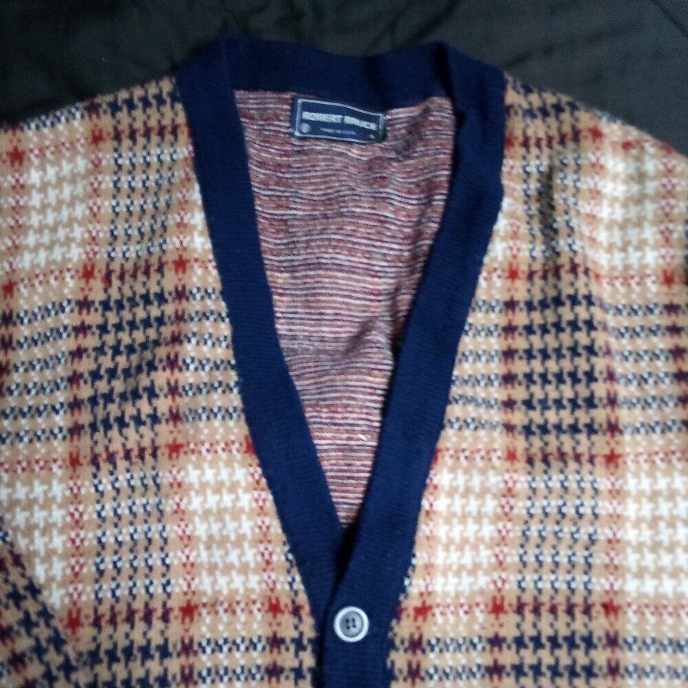 Vintage Robert Bruce Cable Knit Cardigan Sweater